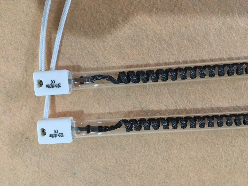infrared carbon fiber emitter for spray booth