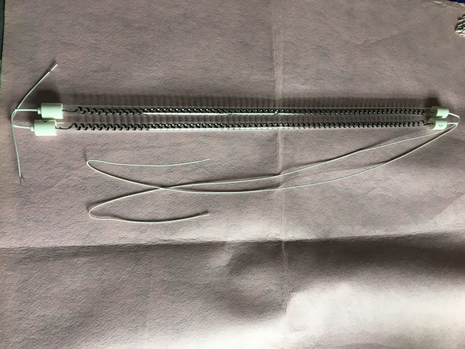 High quality carbon fiber far infrared heat lamp 1260mm 2500w IR heat tube