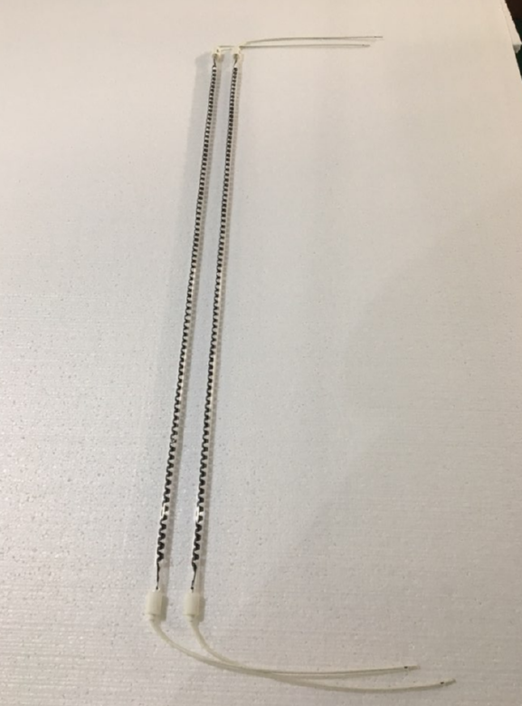 ruby infrarood hitte lamp koolstofvezel lamp kwarts glas 300w