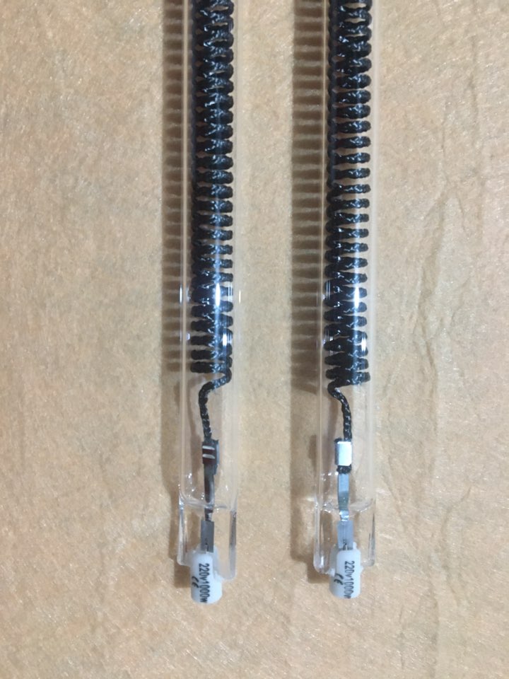 362mm 220v 800w koolstofvezel hitte lampoven